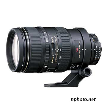 尼康 Nikkor 80-400mm f/4.5-5.6D ED VR AF